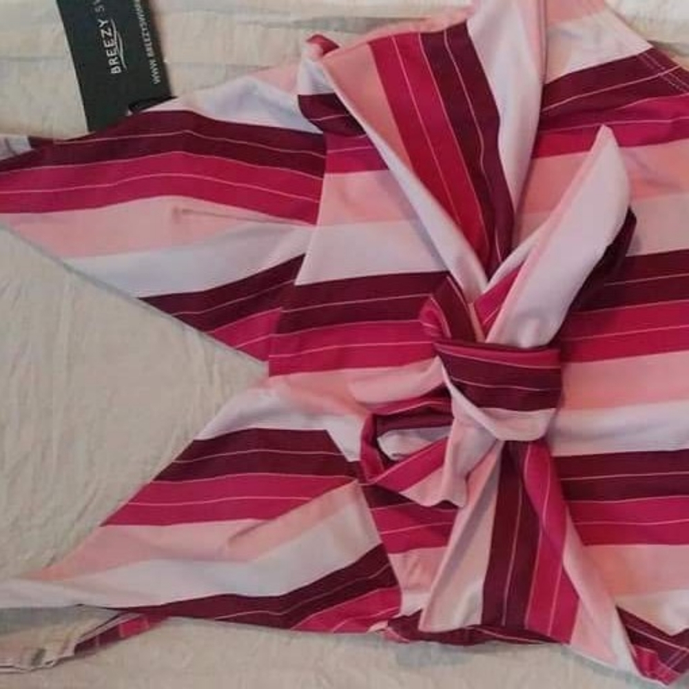 Pink and Purple one-piece
